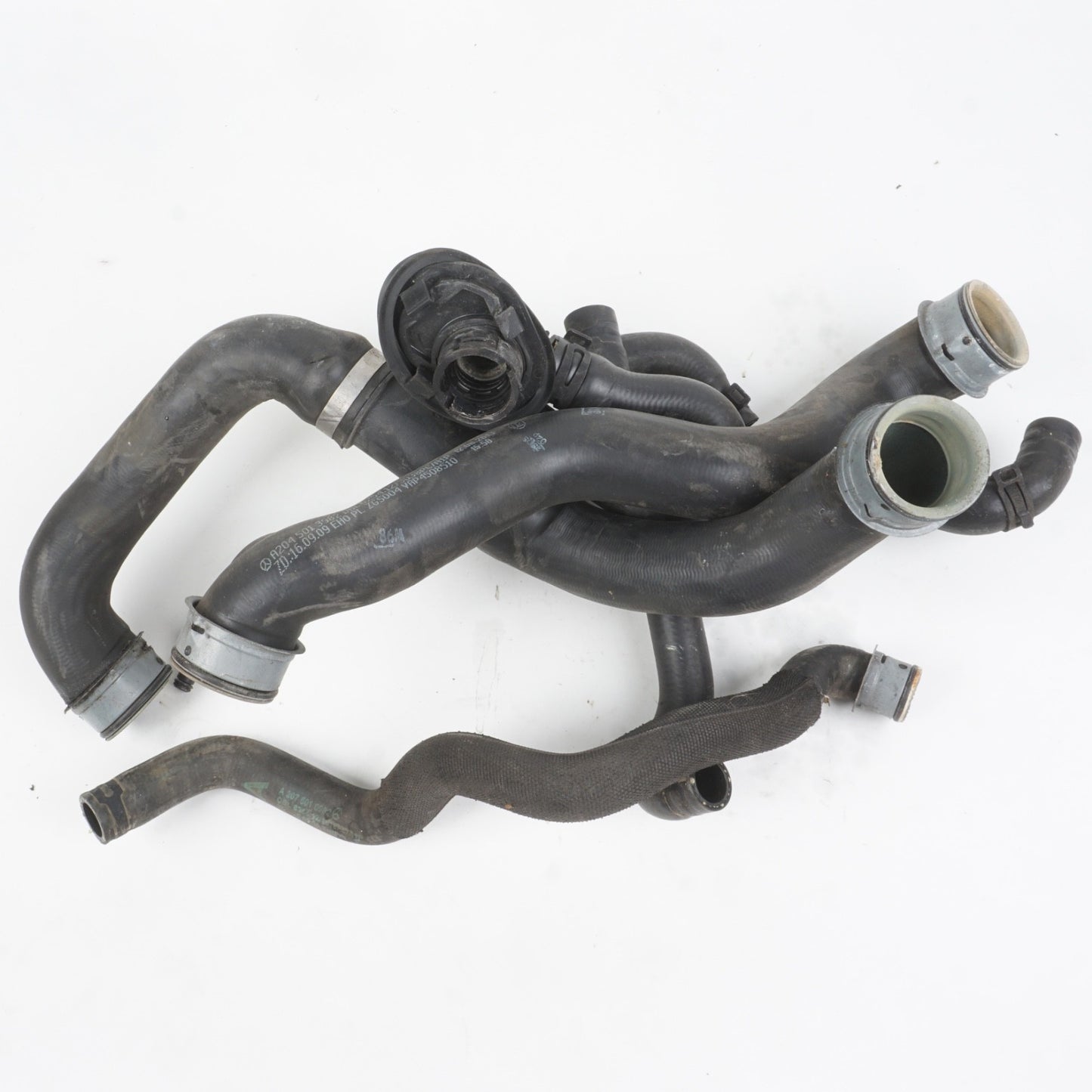 2014 Mercedes W207 E350 Radiator Cooling Hose Pipe Set