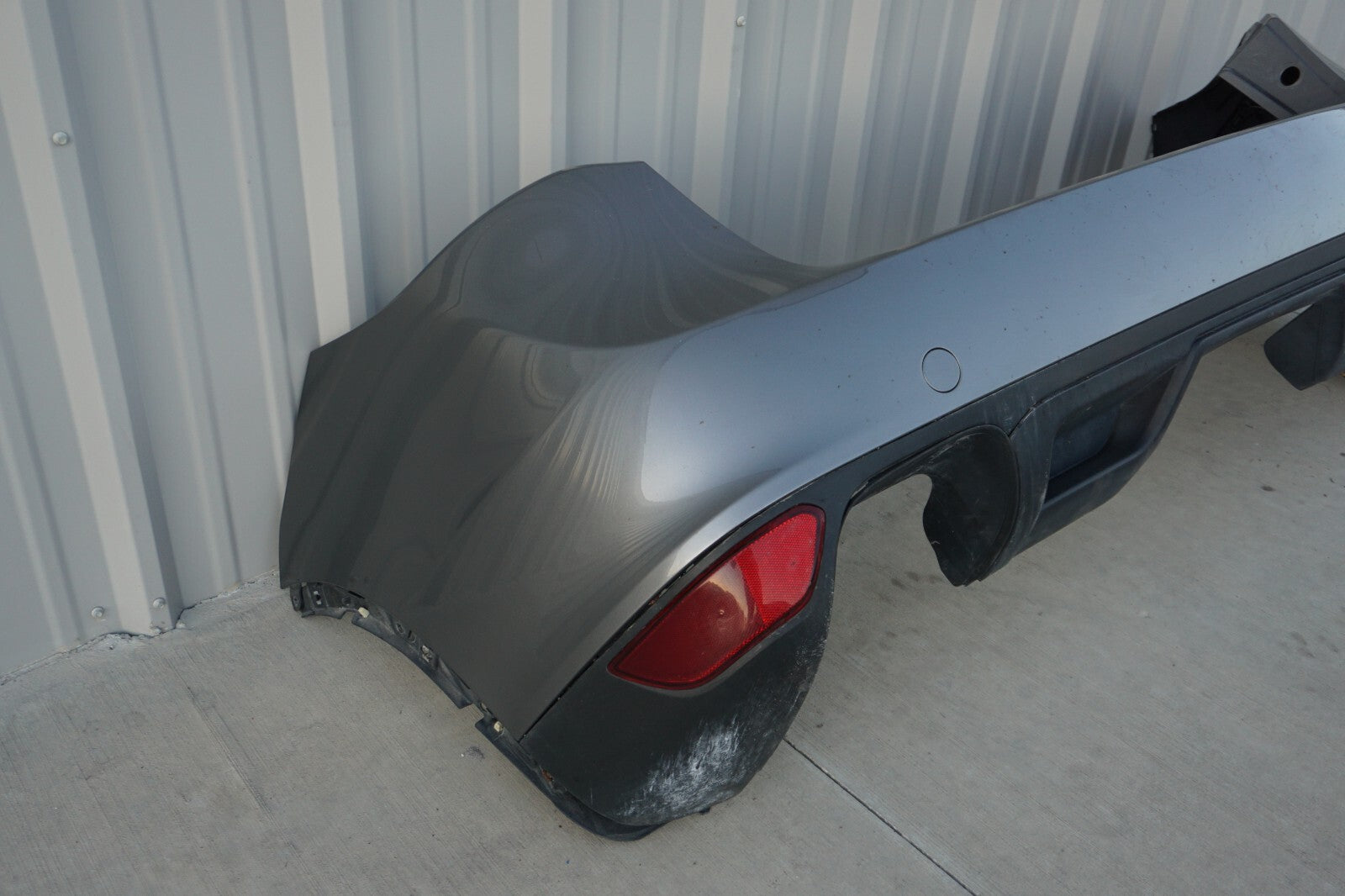 2011-2014 Porsche Cayenne 958 Rear Bumper Cover Gray OEM