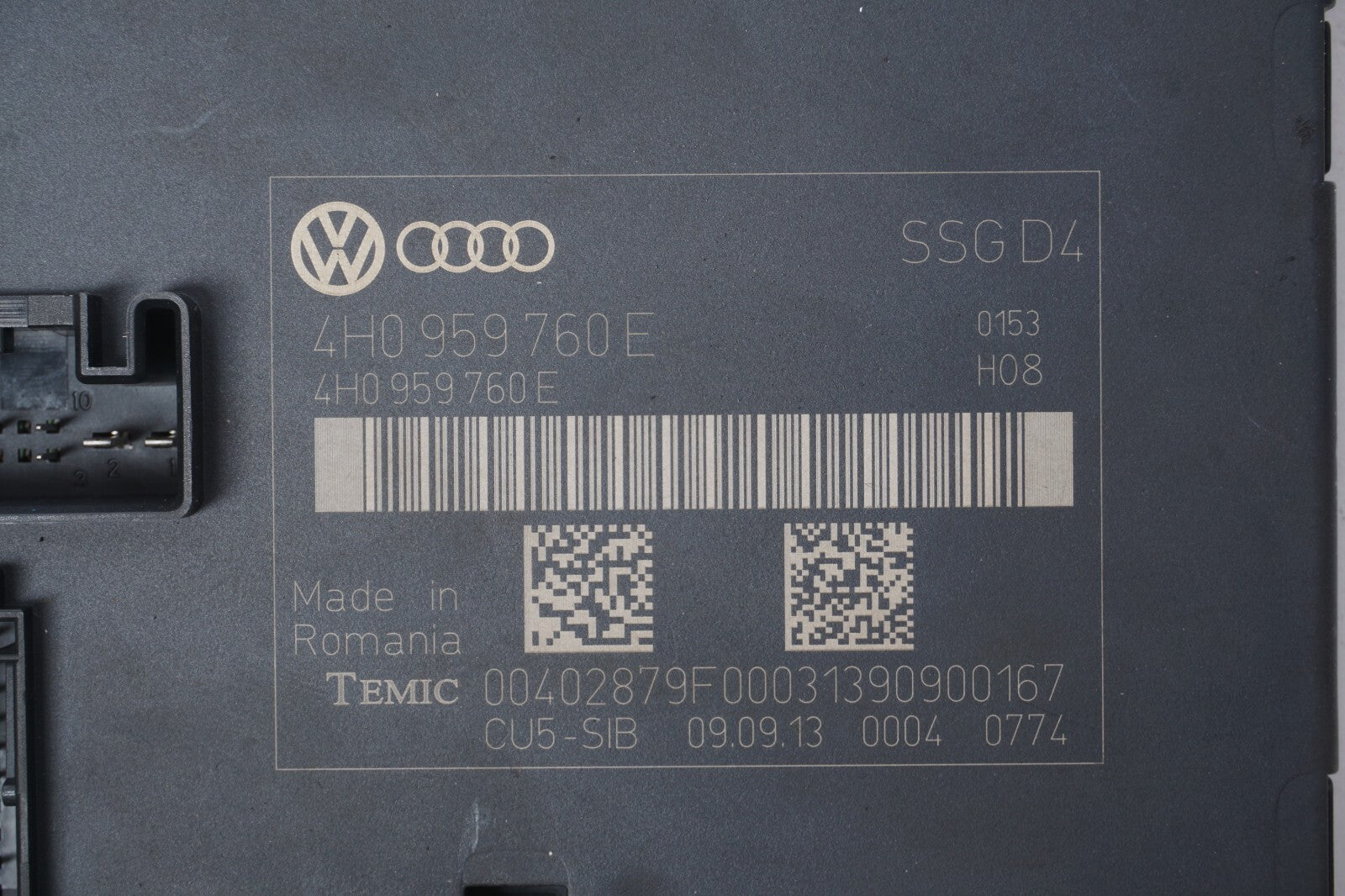 2011 - 2014 Audi A8L A8 Front Right Passenger Side Seat Control Module Unit OEM