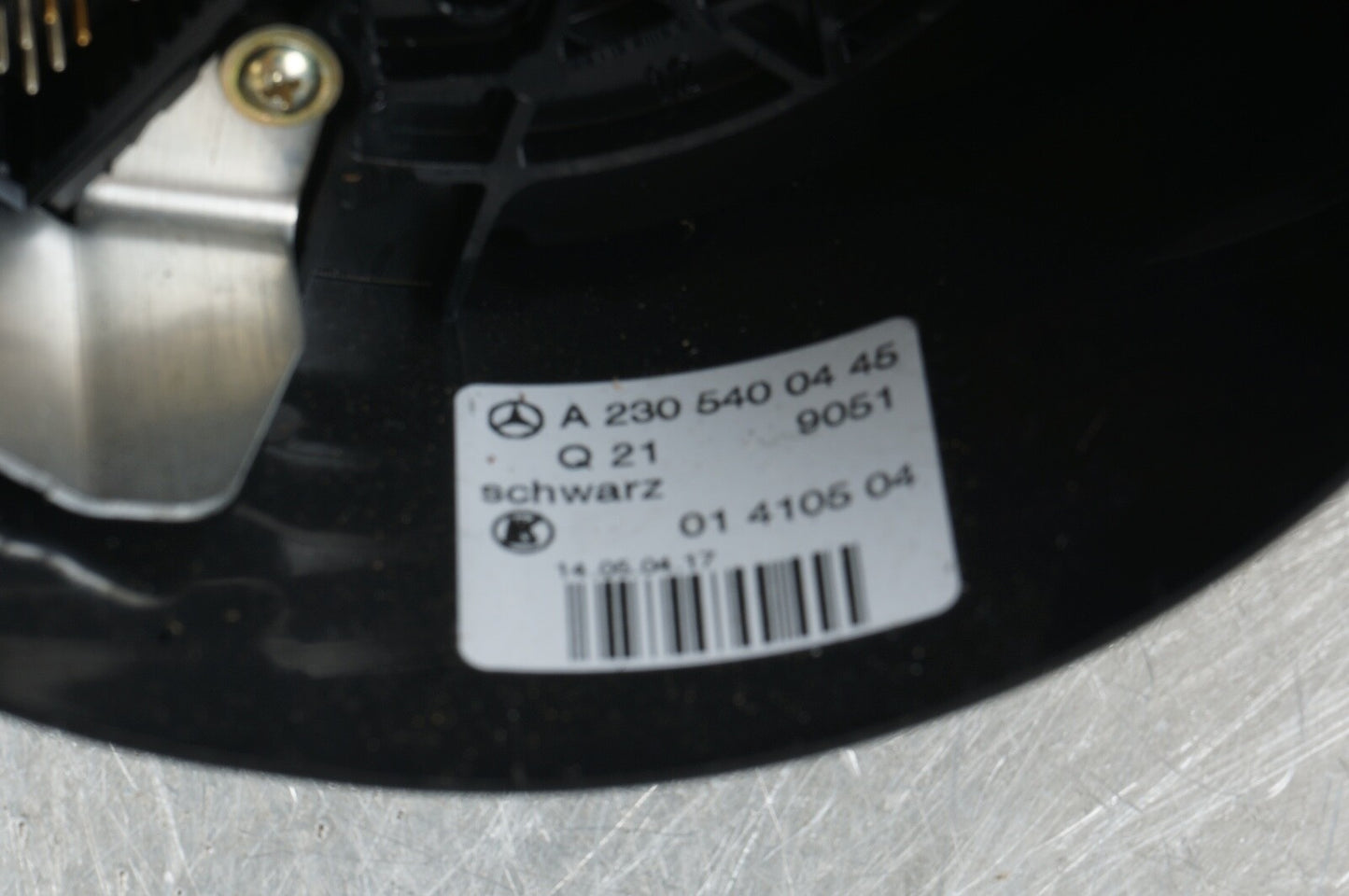03-06 Mercedes R230 SL500 SL600 Steering Column Switch Clockspring Shroud OEM