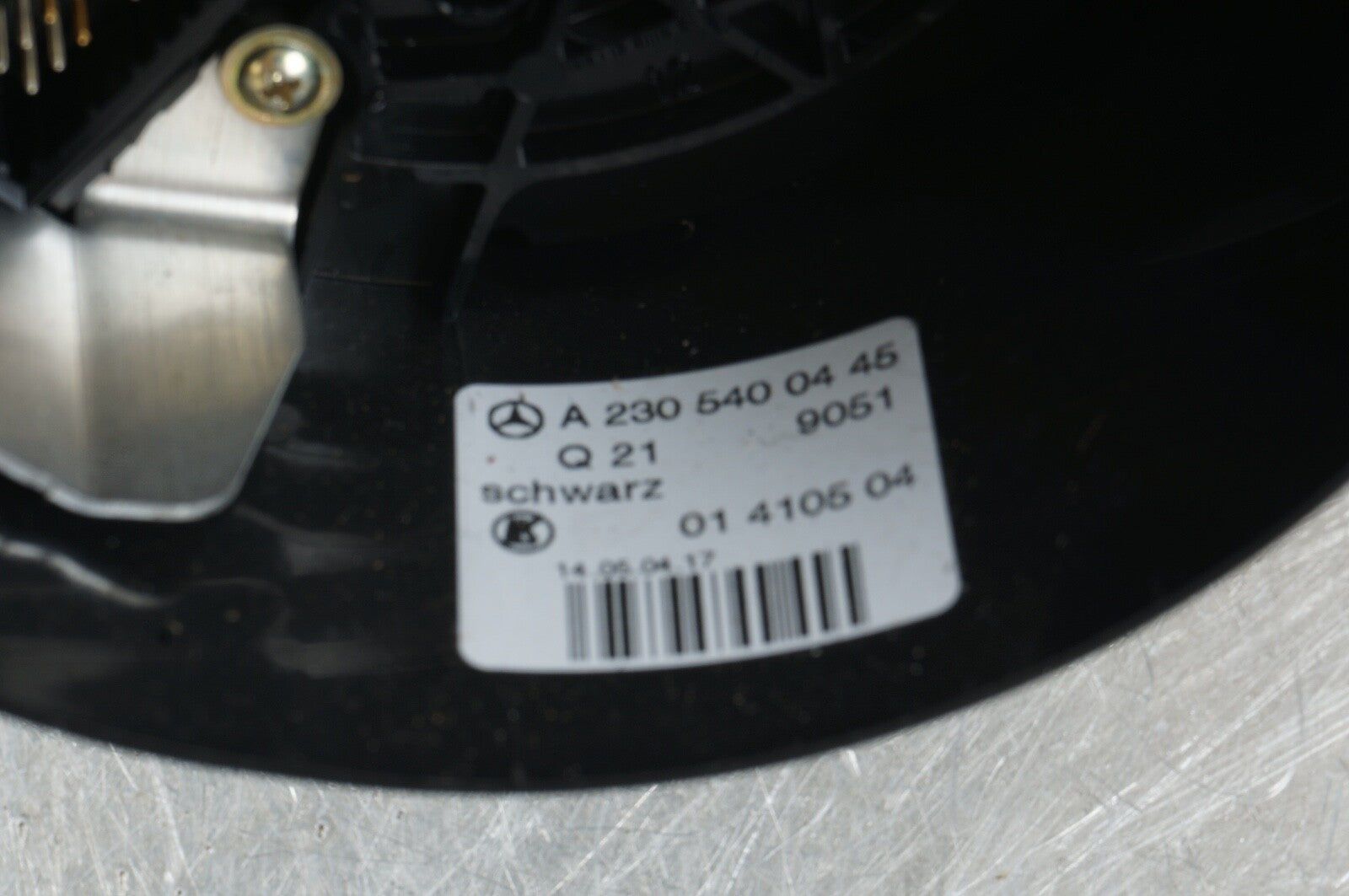 03-06 Mercedes R230 SL500 SL600 Steering Column Switch Clockspring Shroud OEM