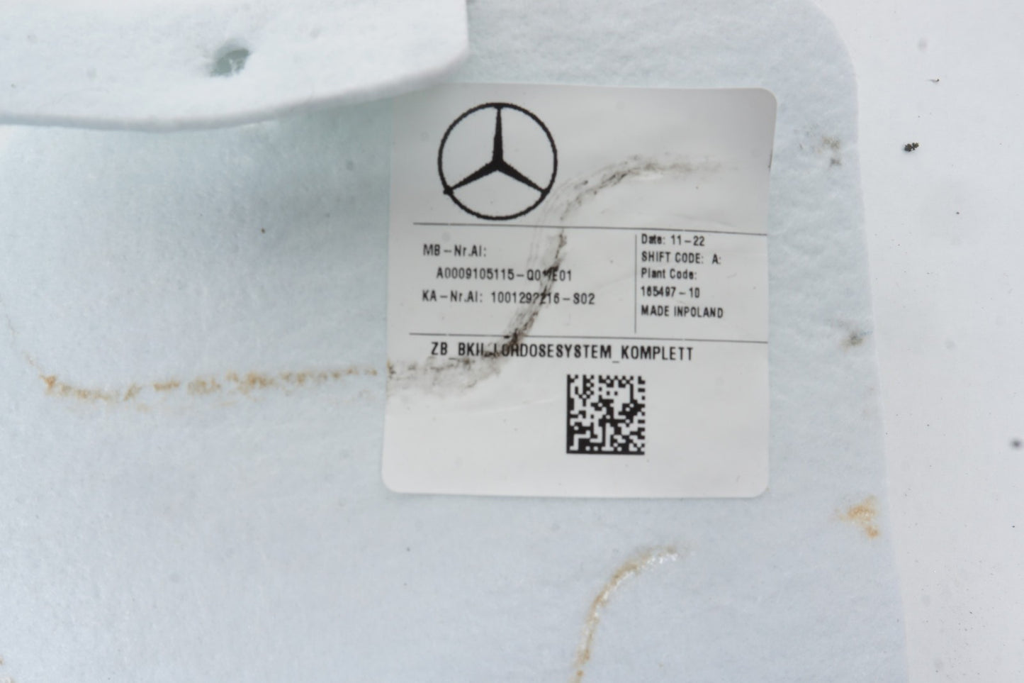2020 - 2024 Mercedes EQA EQB350 Front Left Seat Lumbar Support OEM
