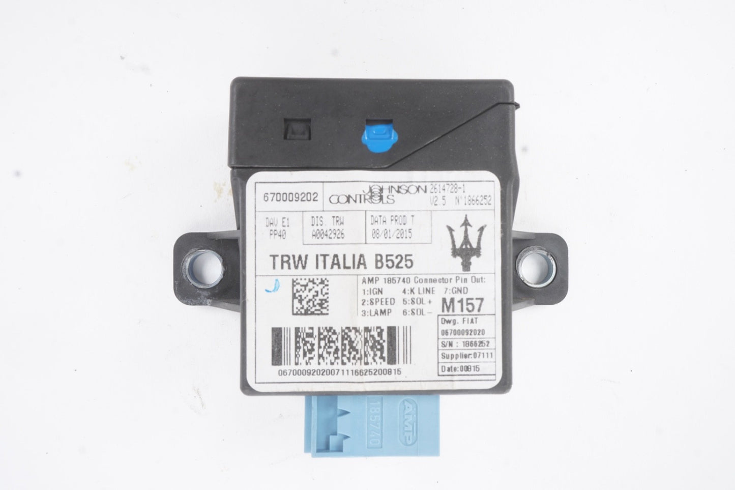 2014 - 2017 Maserati Ghibli Power Steering Control Module Unit OEM
