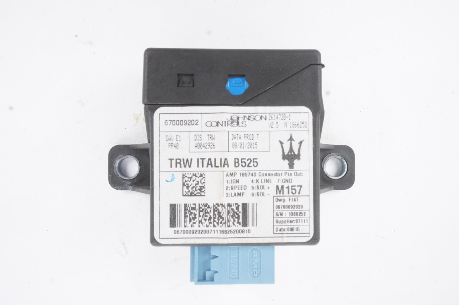 2014 - 2017 Maserati Ghibli Power Steering Control Module Unit OEM