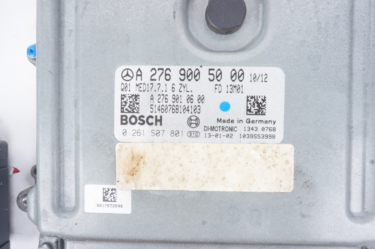 2013 Mercedes E350 Engine Computer Ignition Lock Key Set OEM