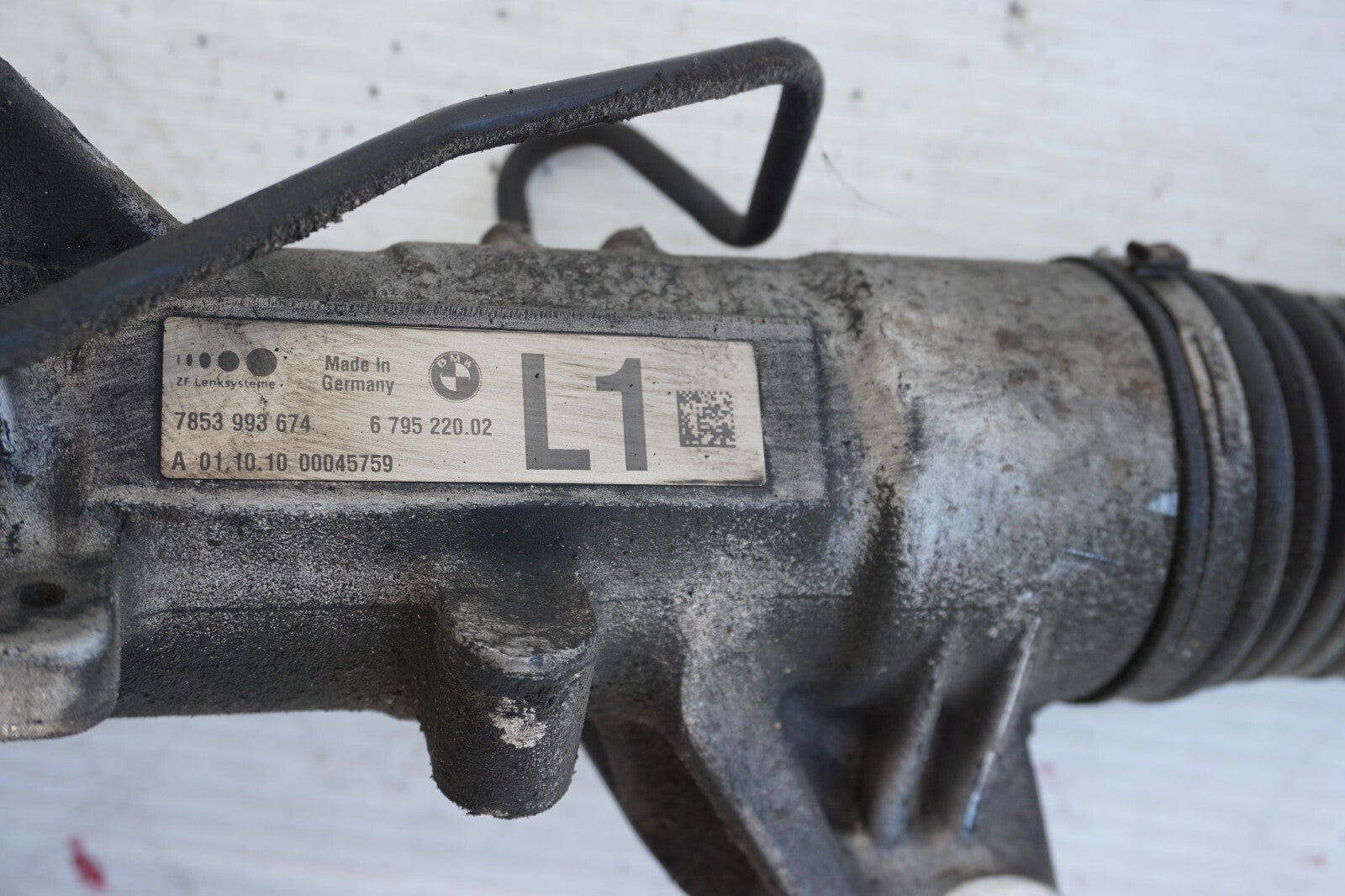 2011-2013 BMW 550I GT F07 N63 4.4L POWER STEERING RACK OEM