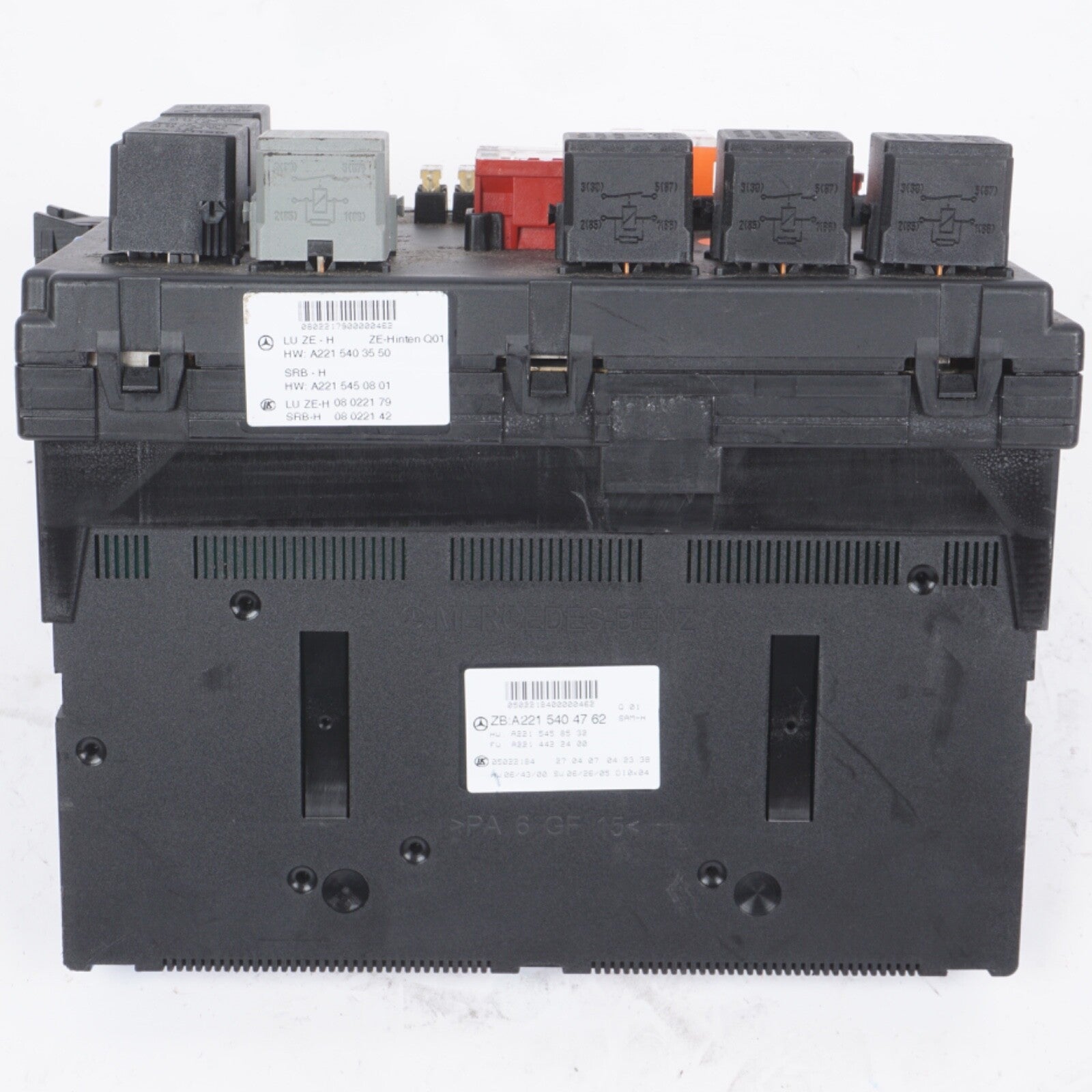 07-09 Mercedes W221 S550 CL550 S63 Rear Trunk SAM Fuse Box Module 2215403550 OEM
