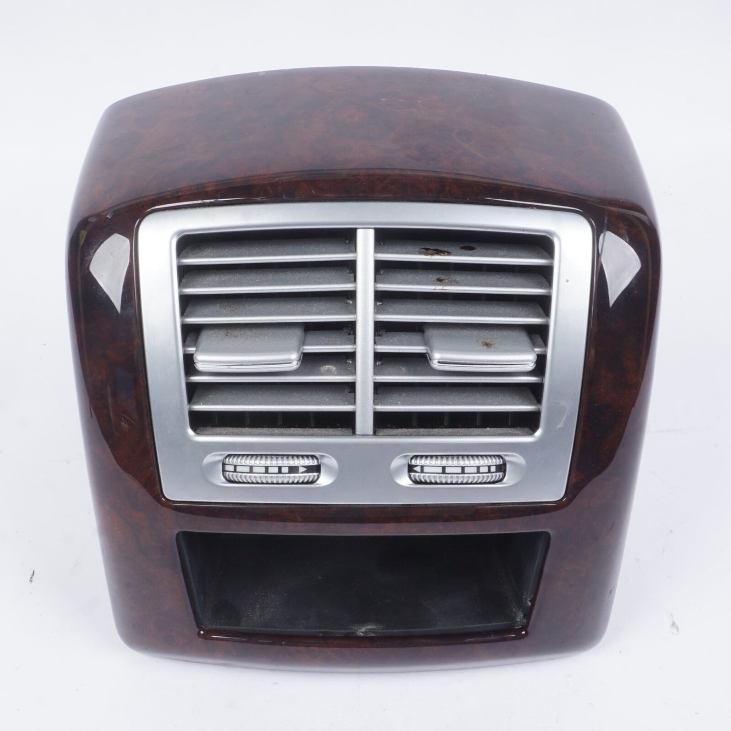 2007-2013 MERCEDES W221 S550 REAR CENTER CONSOLE A/C AIR VENT WOOD TRIM OEM
