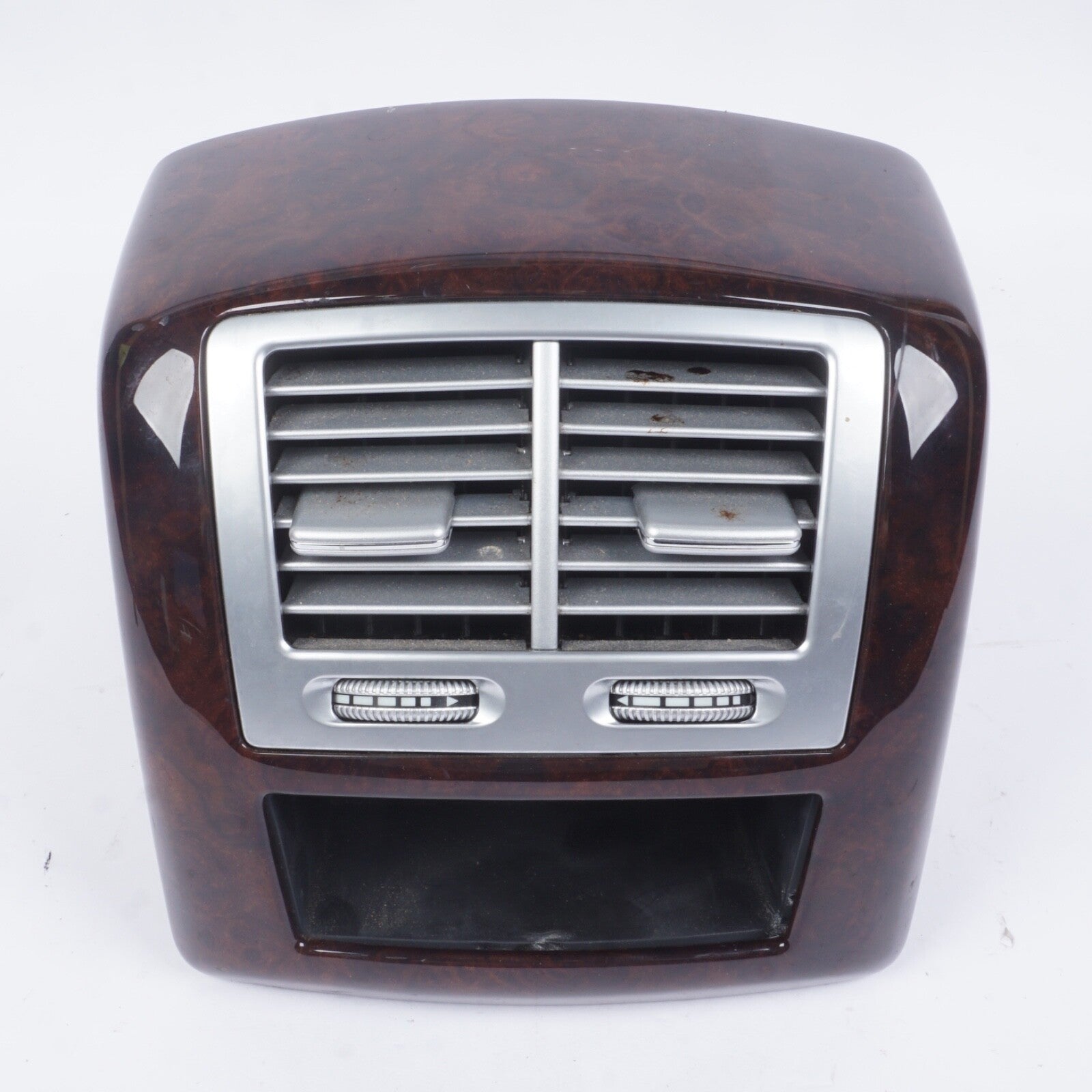 2007-2013 MERCEDES W221 S550 REAR CENTER CONSOLE A/C AIR VENT WOOD TRIM OEM