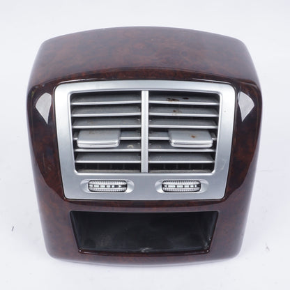 2007-2013 MERCEDES W221 S550 REAR CENTER CONSOLE A/C AIR VENT WOOD TRIM OEM
