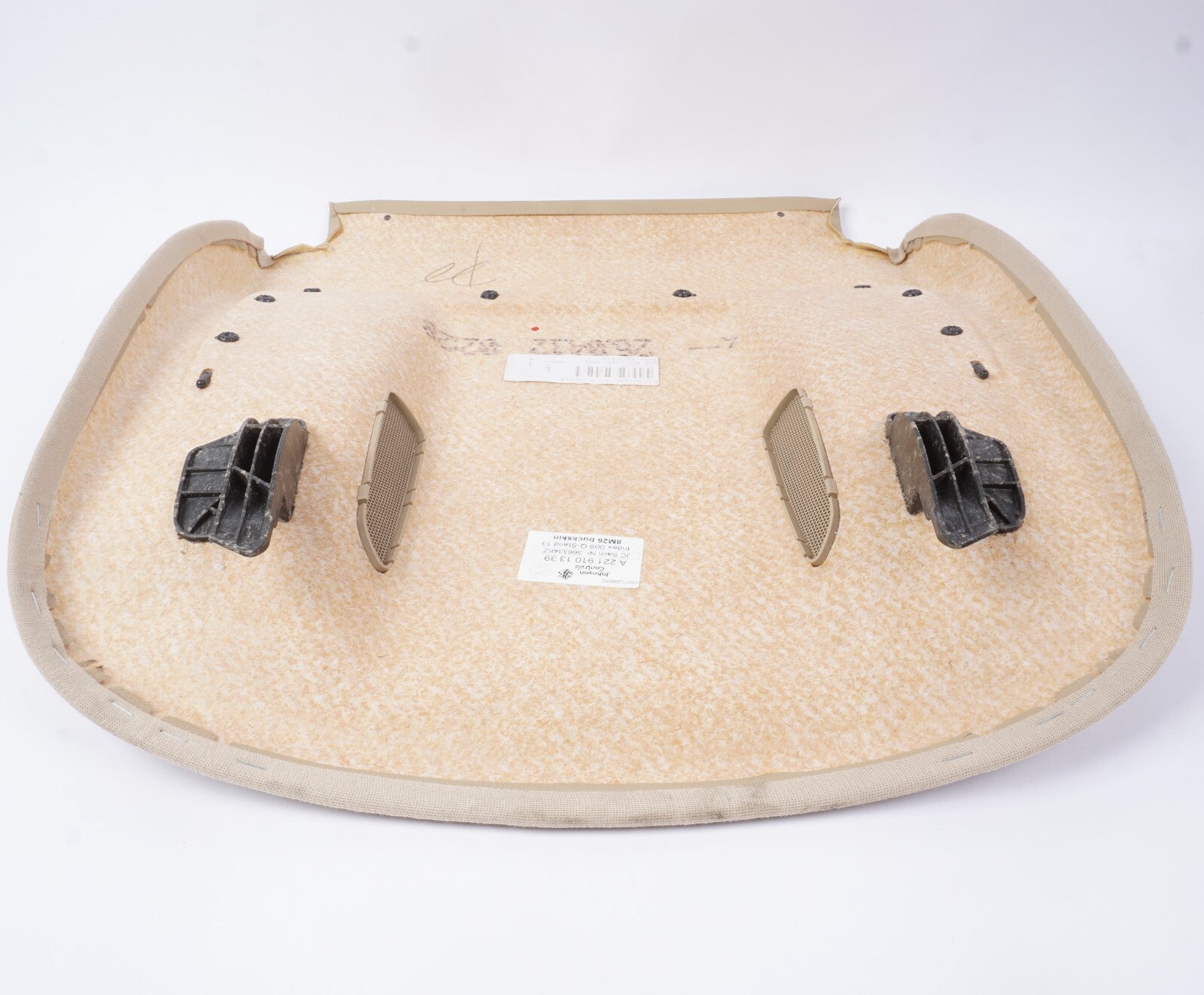 10-13 Mercedes W221 S550 Front Seat Back Plate Cover Panel Left or Right OEM