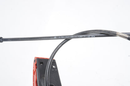 07-13 MERCEDES W221 S550 HOOD RELEASE HANDLE W/ CABLE 2218800259 OEM