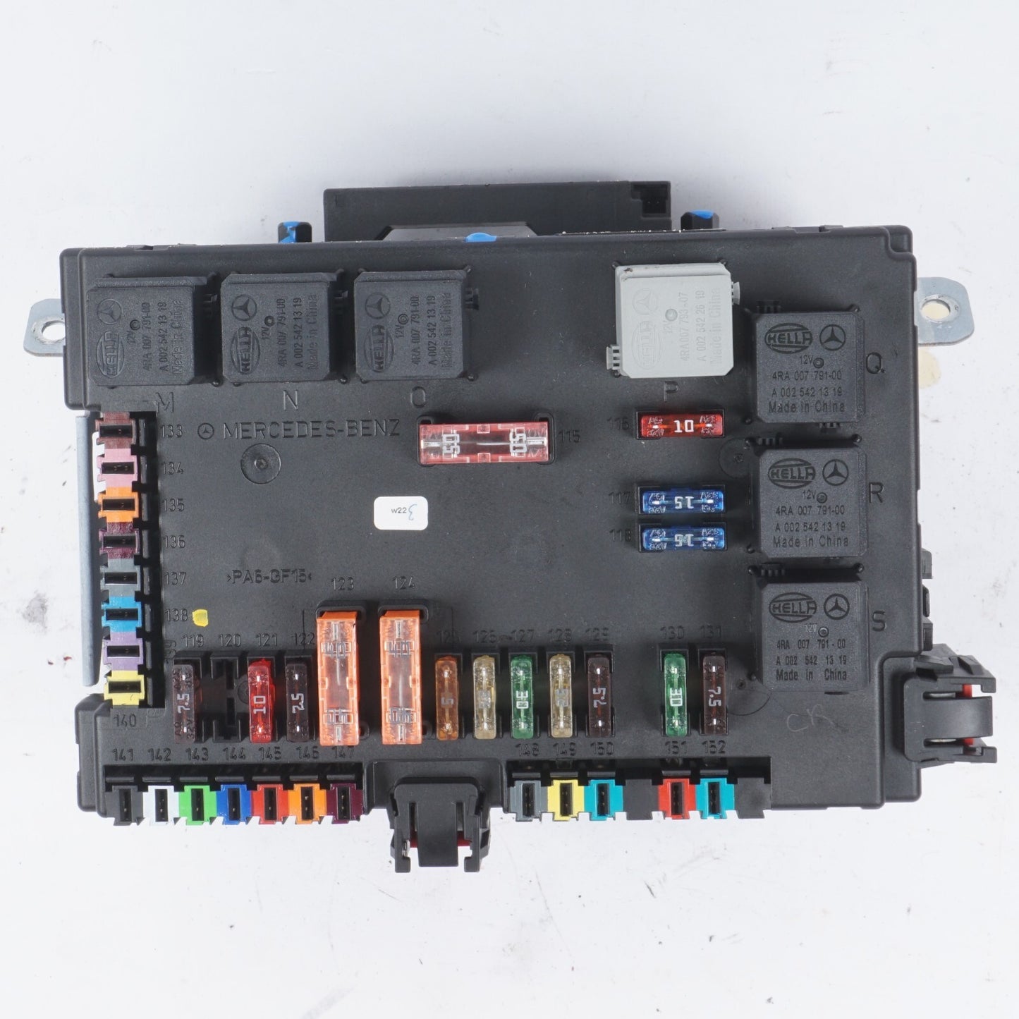 10-13 Mercedes W221 S400 S550 S65 AMG Rear Sam Fuse Box Relay Module Control OEM