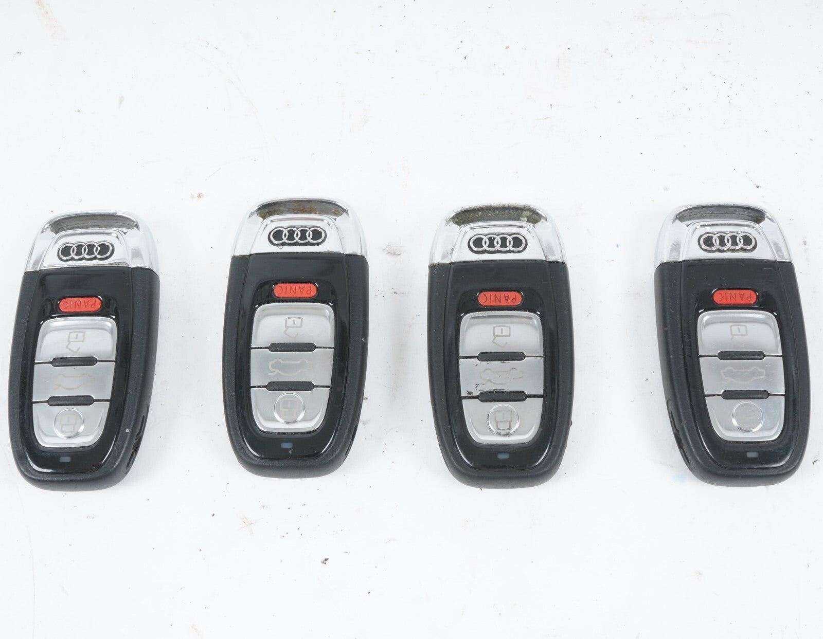 2012 - 2017 AUDI A4 A5 A6 A7 A8 SMART KEY REMOTE FOB (4 - BUTTON) SET OF 4 OEM