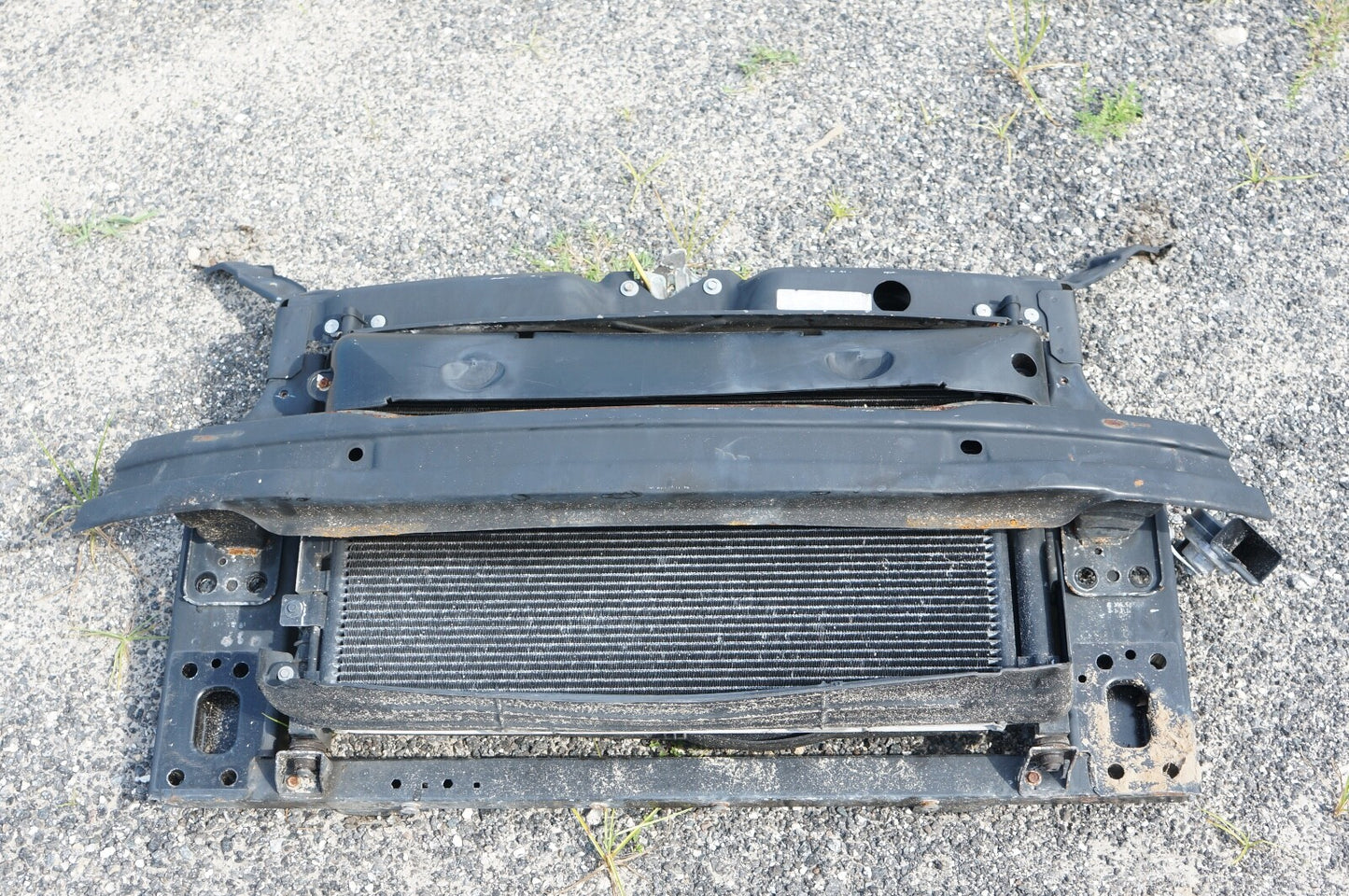 12-19 Fiat 500 2 Door Coupe Radiator Core Support Assembly COOLING FAN CONDENSER