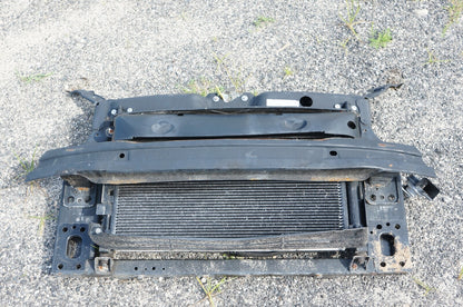 12-19 Fiat 500 2 Door Coupe Radiator Core Support Assembly COOLING FAN CONDENSER
