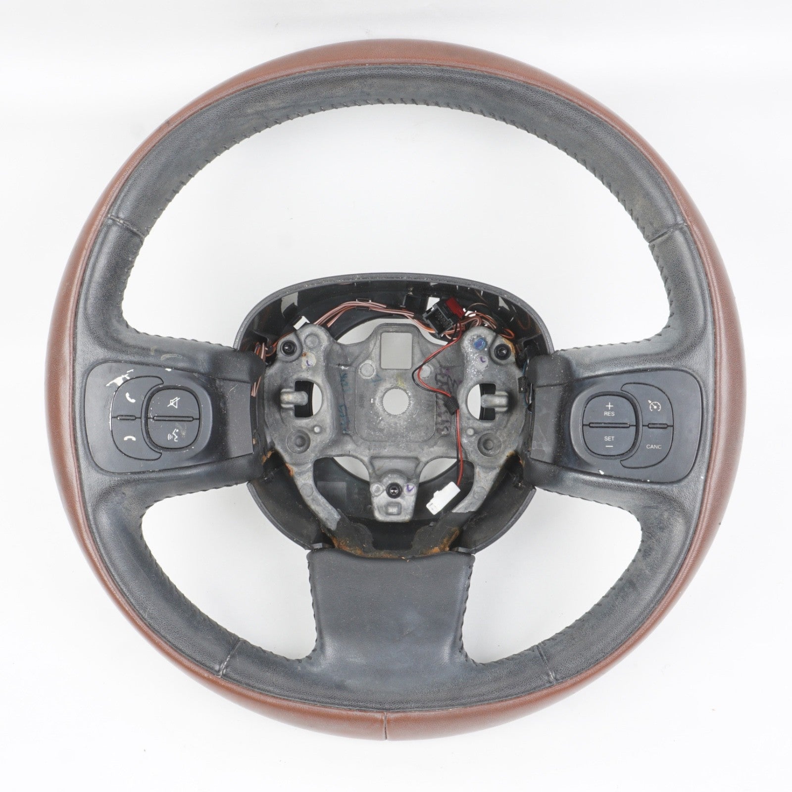 2014 - 2017 Fiat 500L Front Left Driver Side Steering Wheel Black OEM