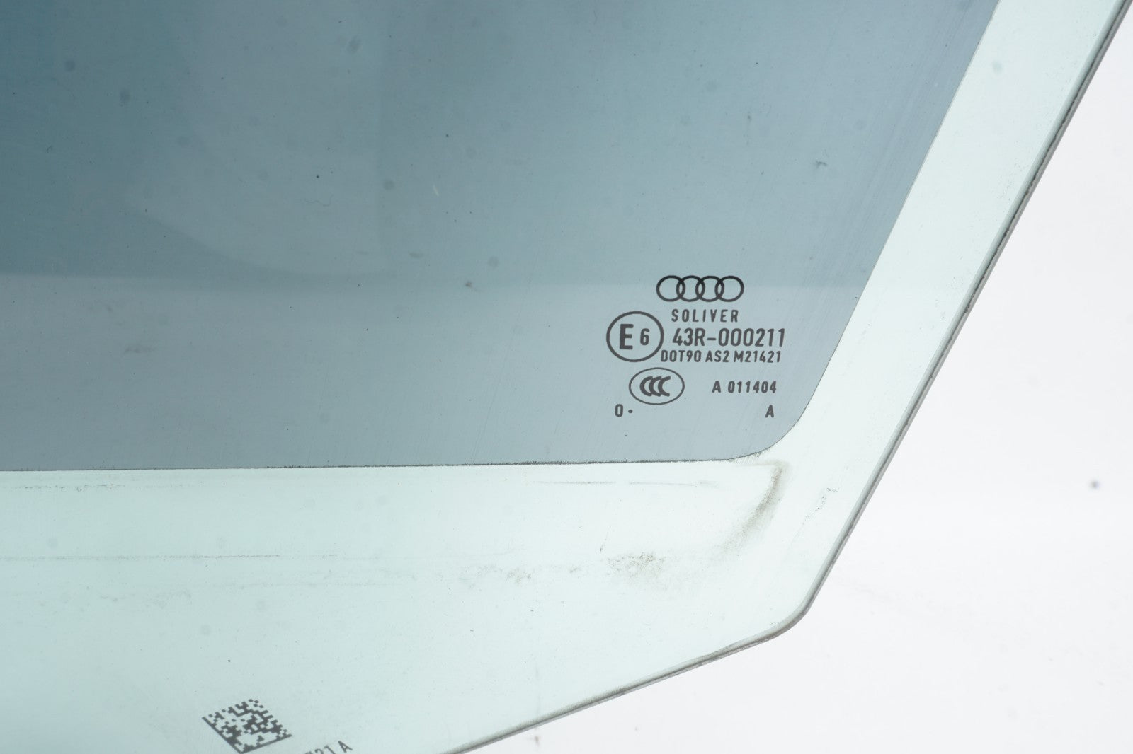 2011-2018 Audi A8L Front Door Window Glass Left Driver Side OEM