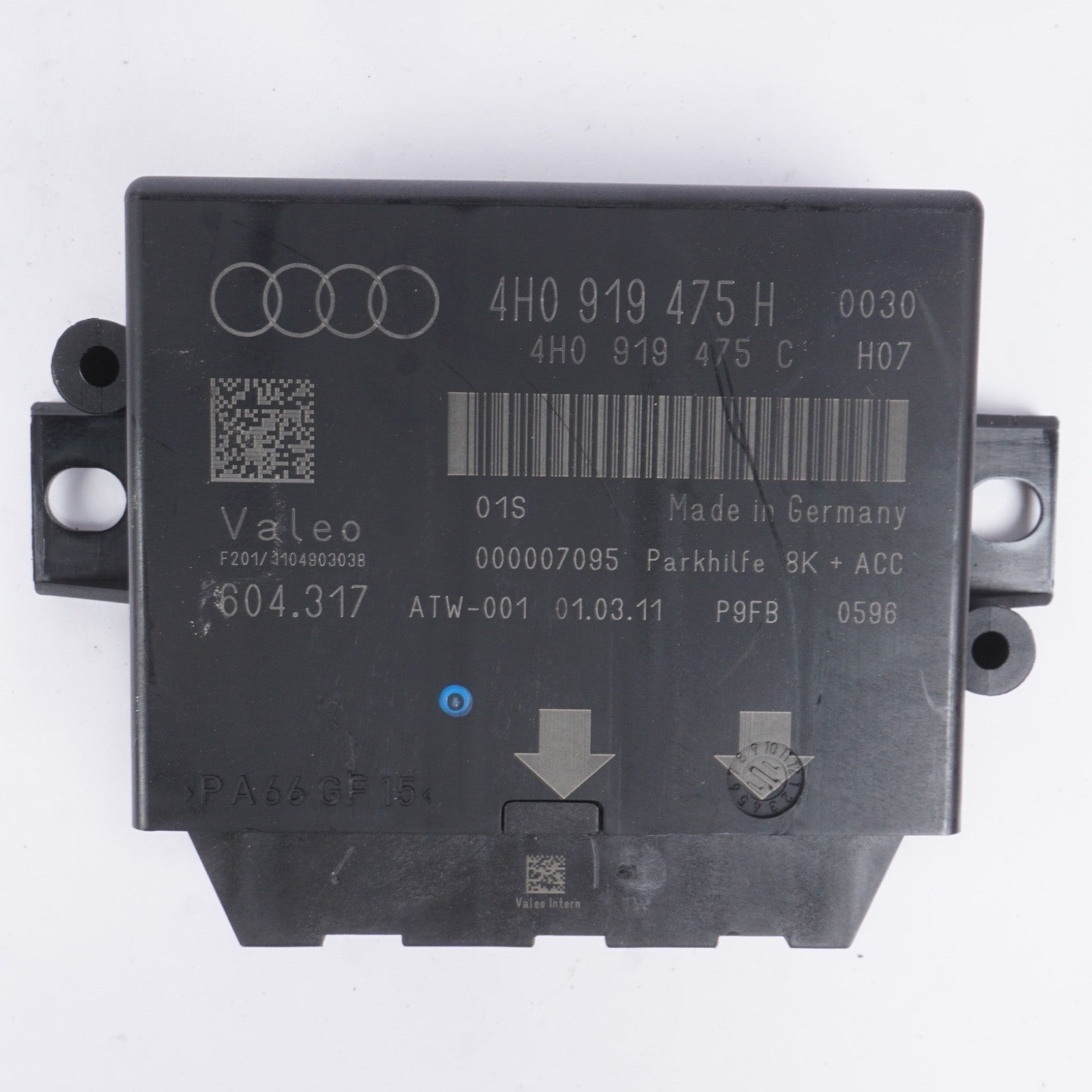 11-14 Audi A8 Quattro Parking Assist Control Module Unit OEM