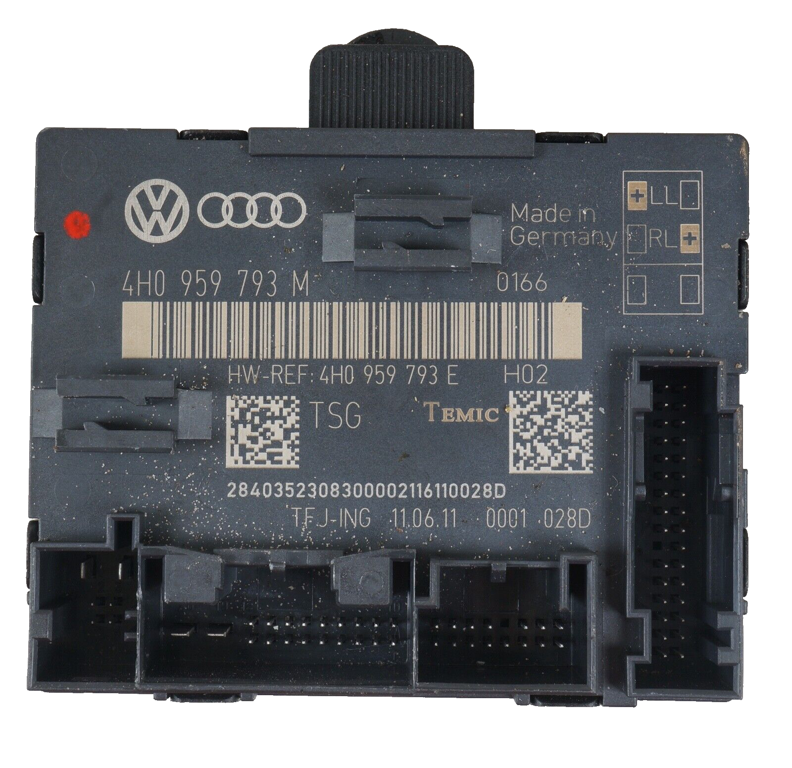 2013-2018 AUDI D4 A8 S8 FRONT LEFT DOOR CONTROL MODULE 4H0959793E OEM