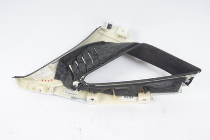 11-17 AUDI A8 A8L S8 REAR RIGHT SIDE C PILLAR QUARTER WINDOW TRIM  ALCANTARA OEM