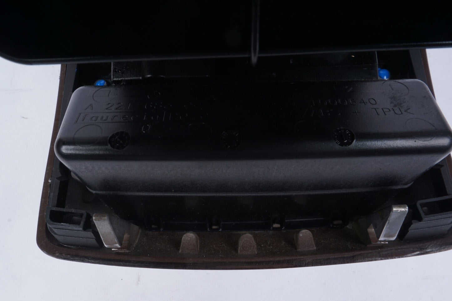 2007-2013 MERCEDES W221 S550 REAR CENTER CONSOLE A/C AIR VENT WOOD TRIM OEM