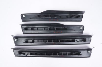 2014-2017 MERCEDES S550 W222 REAR FRONT DOOR SILL SCUFF TRIM PLATE COVER SET OEM