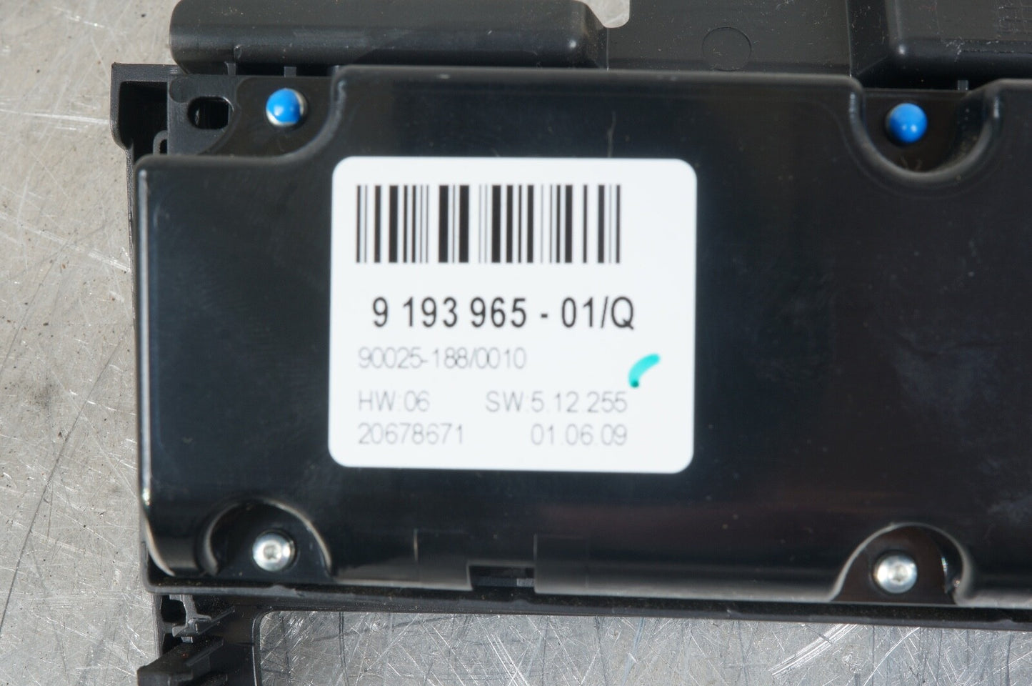 2007-2010 BMW X5 Front AC Climate Control TEMP UNIT 9165682