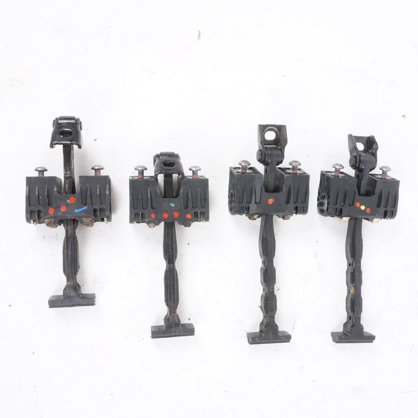 2010-2017 BMW 550I GT F07 DOOR HINGE CHECK STRAP STOPPER SET OF 4 OEM