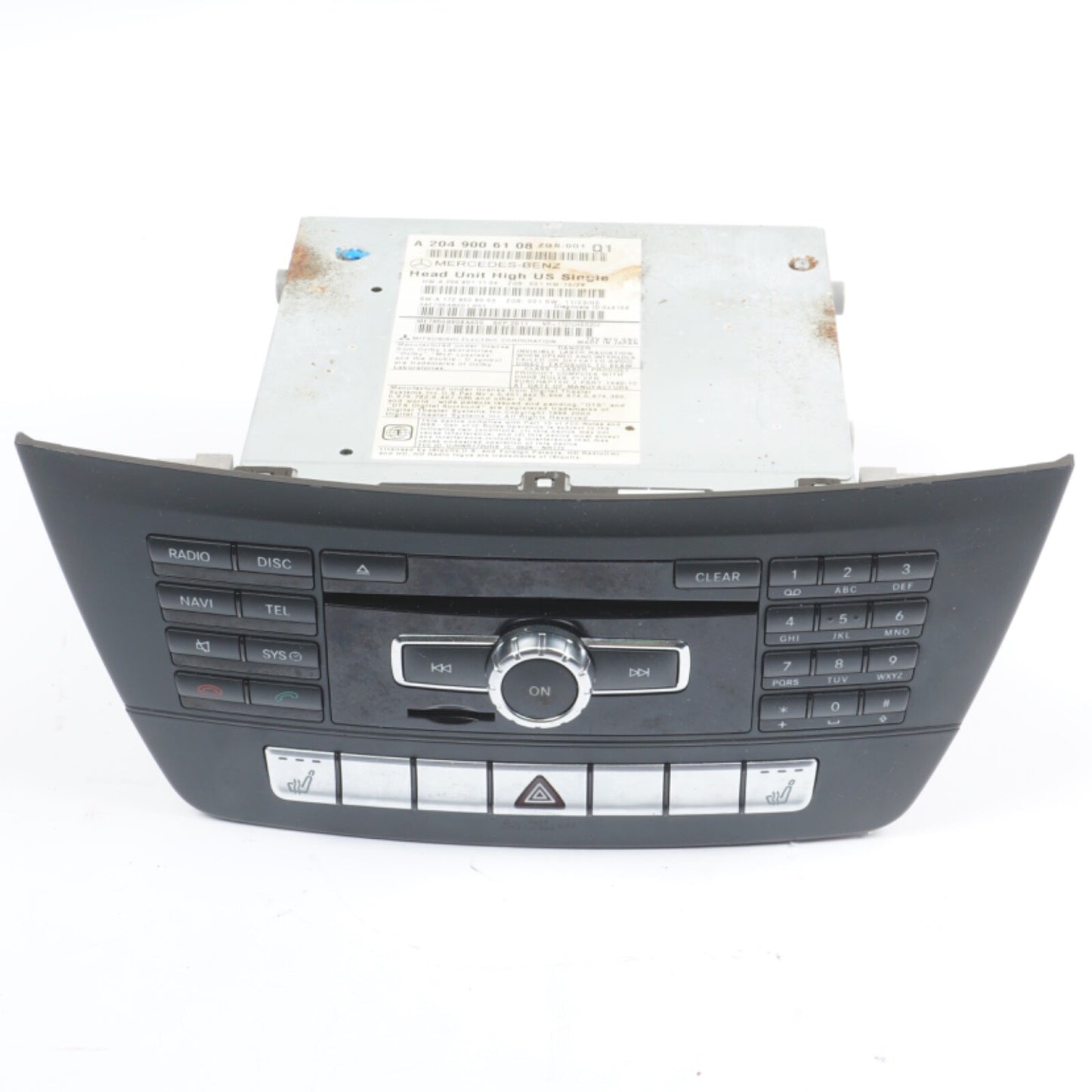 12-14 Mercedes W204 C250 C350 Navigation Command Head Unit DVD CD Audio OEM