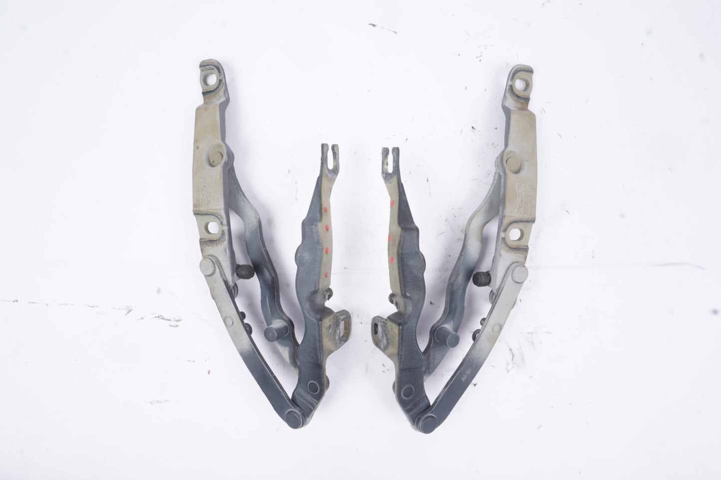 03-08 BMW E85 Z4 SET OF 2 REAR LEFT & RIGHT TRUNK HINGE GRAY OEM