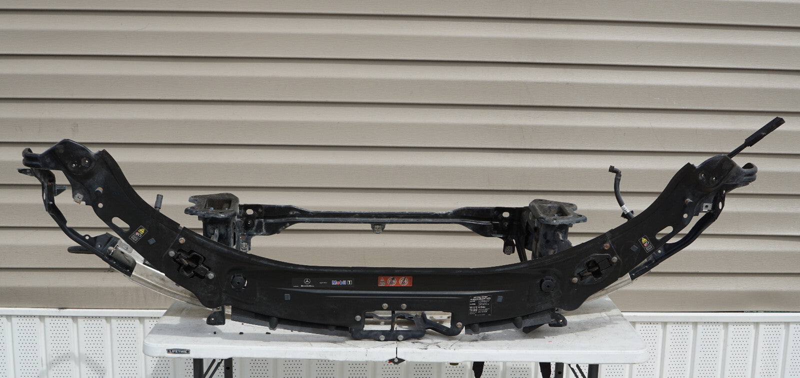 2007 - 2009 MERCEDES-BENZ S550 W221 RADIATOR SUPPORT W/ BUMPER REINFORCEMENT OEM