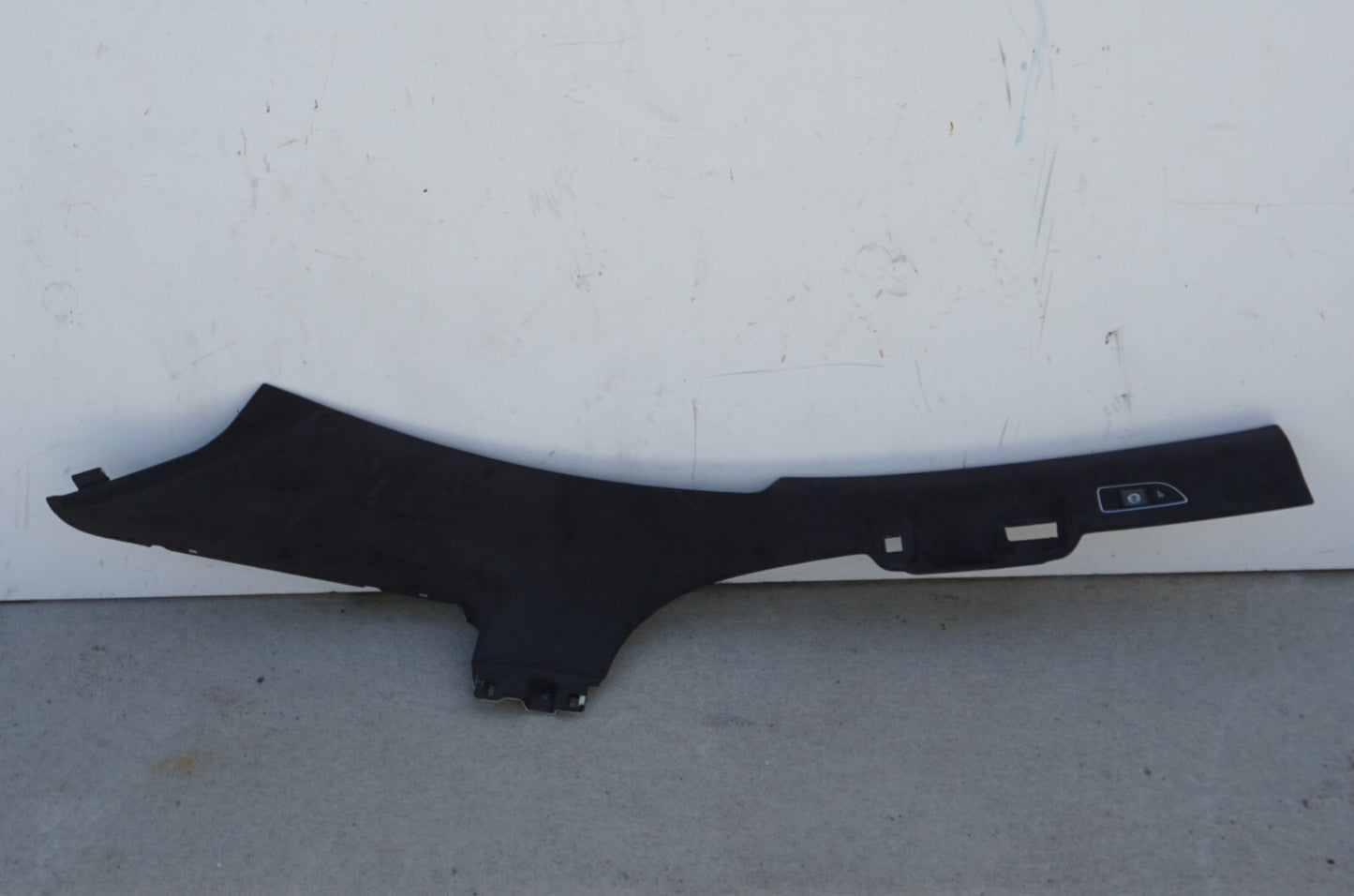 11-17 AUDI A8 A8L S8 REAR RIGHT D PILLAR UPPER QUARTER TRIM COVER ALCANTARA OEM