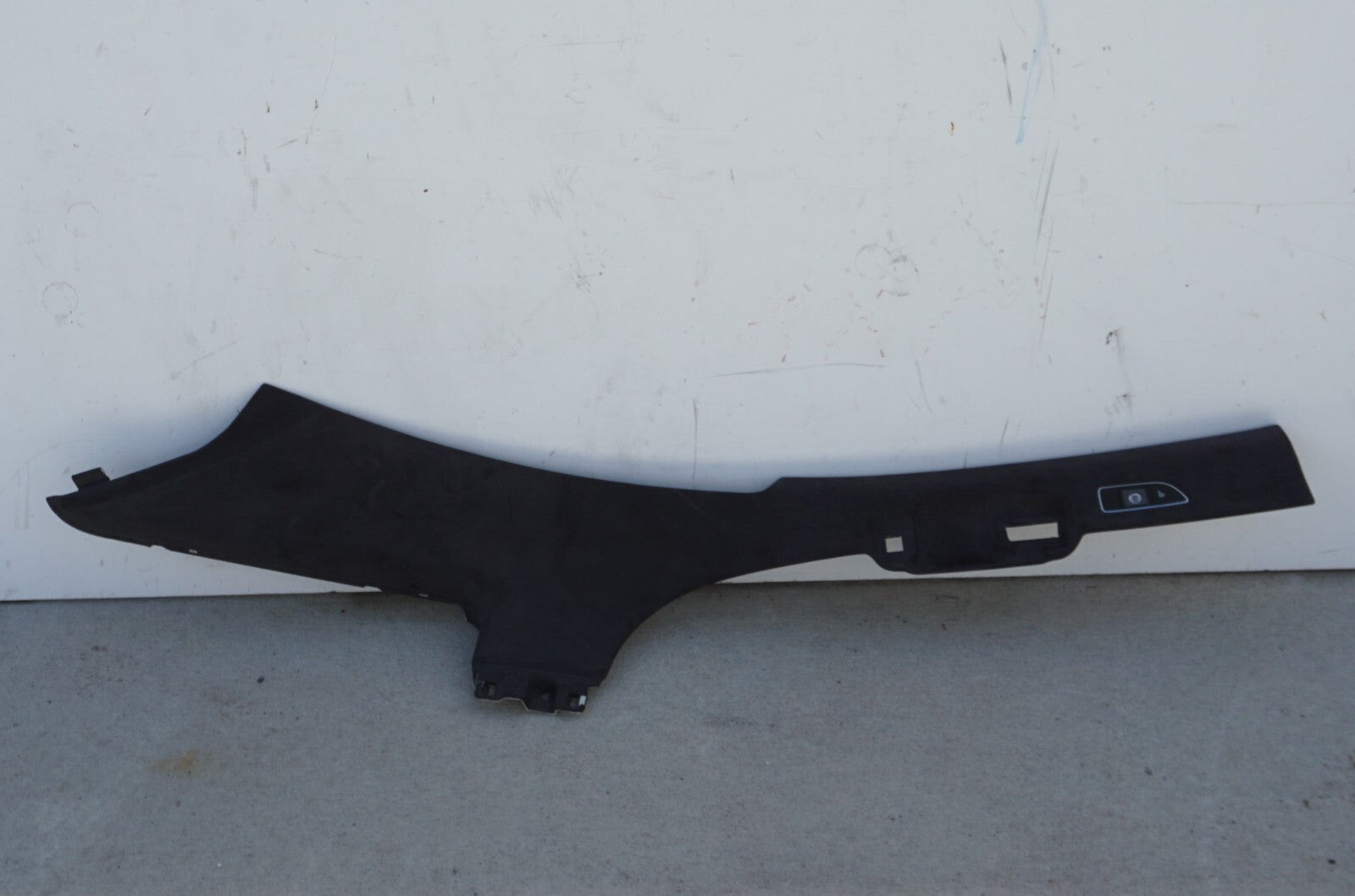 11-17 AUDI A8 A8L S8 REAR RIGHT D PILLAR UPPER QUARTER TRIM COVER ALCANTARA OEM