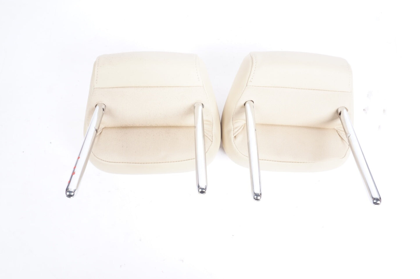 2012 - 2017 AUDI A7 REAR SEAT HEADREST LEFT & RIGHT SET OEM BEIGE