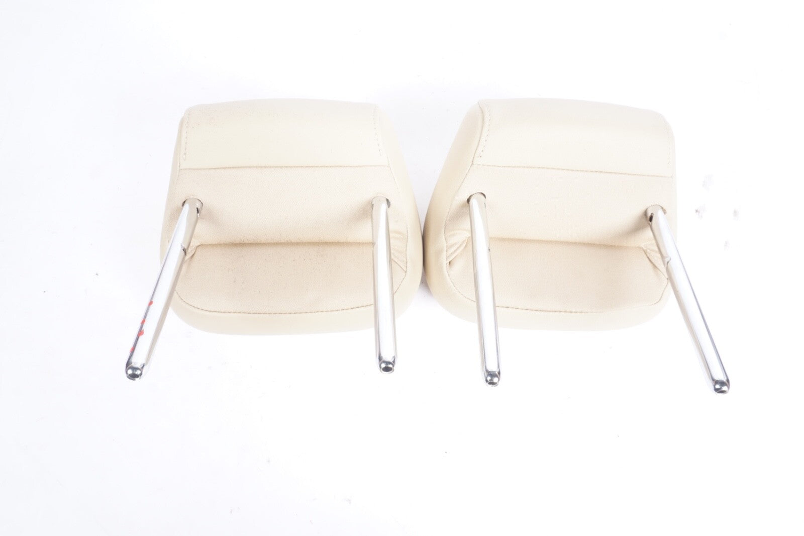 2012 - 2017 AUDI A7 REAR SEAT HEADREST LEFT & RIGHT SET OEM BEIGE
