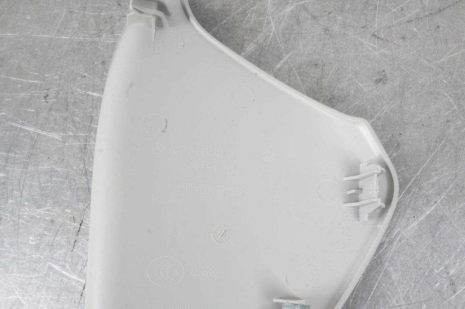2013 - 2020 MERCEDES SL-CLASS RIGHT / LEFT DASH DASHBOARD TRIM COVER GRAY