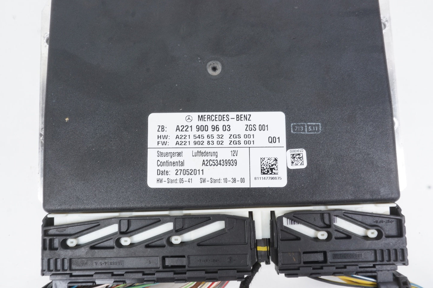 07-14 Mercedes W221 S400 CL550 S350 Airmatic Air Suspension Control Module OEM