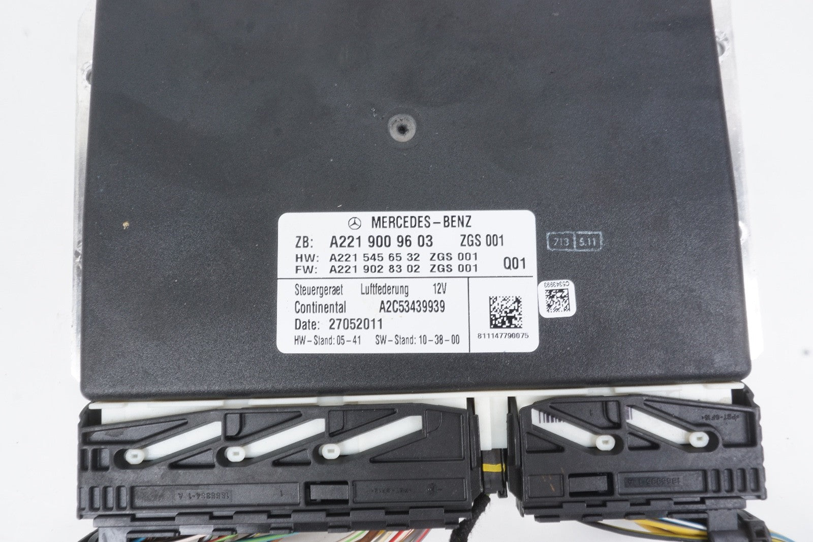 07-14 Mercedes W221 S400 CL550 S350 Airmatic Air Suspension Control Module OEM