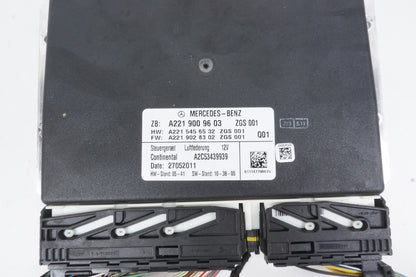 07-14 Mercedes W221 S400 CL550 S350 Airmatic Air Suspension Control Module OEM