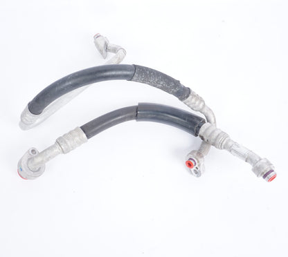 11-18 Porsche Cayenne 958 4.8L Ac Hose Line Pipe Set Of 2 OEM