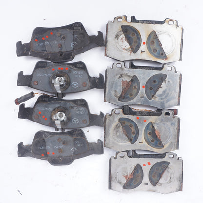 GENUINE Front And Rear Brake Pad Sets With Sensors For MERCEDES C CL CLK CLS E S