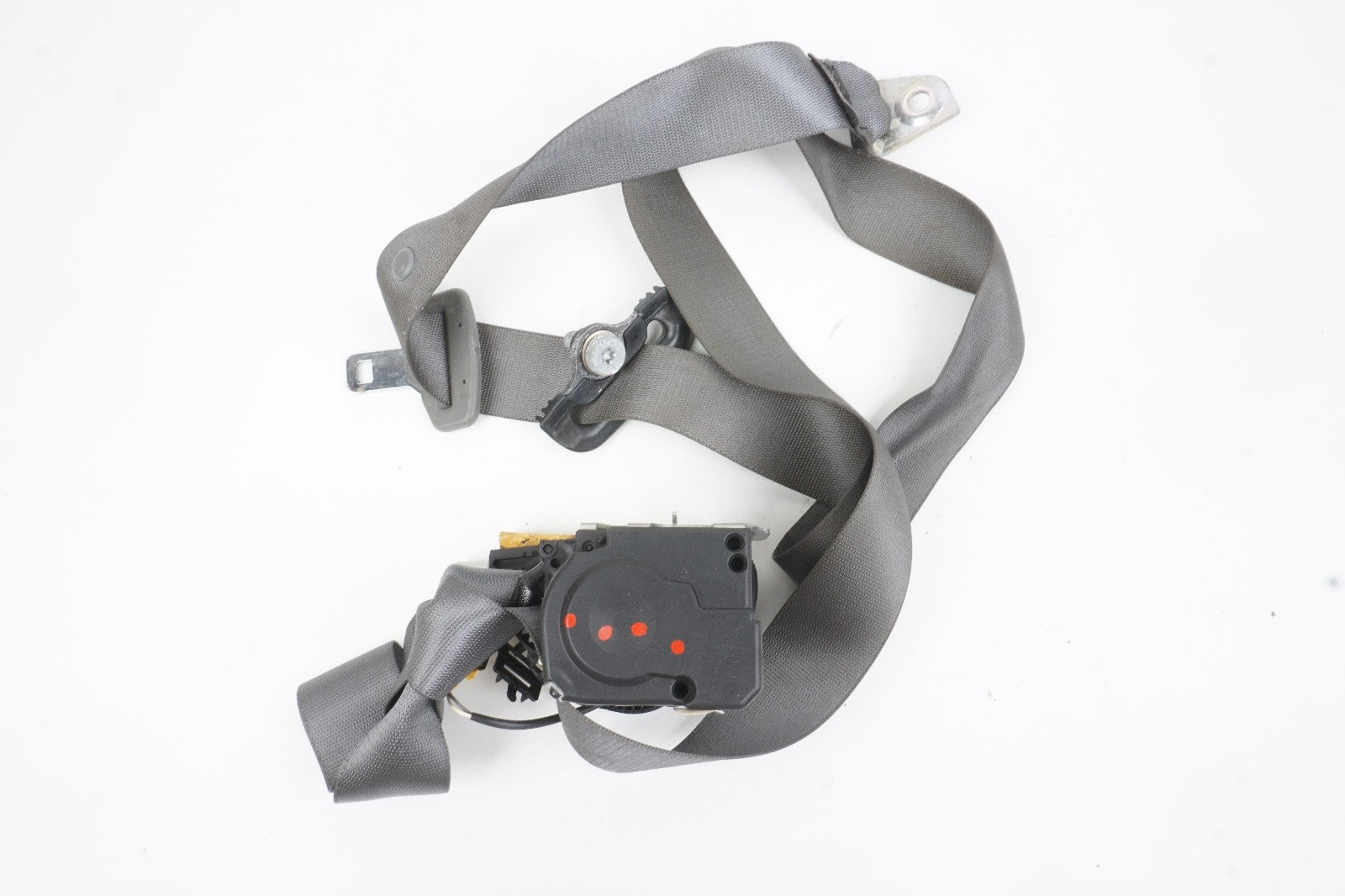 07-13 MERCEDES-BENZ W221 S550 REAR RIGHT SIDE SEAT BELT RETRACTOR GRAY OEM