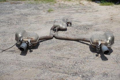 2013 - 2017 AUDI A8 A8L 3.0L EXHAUST SYSTEM PIPE W/ MUFFLER OEM