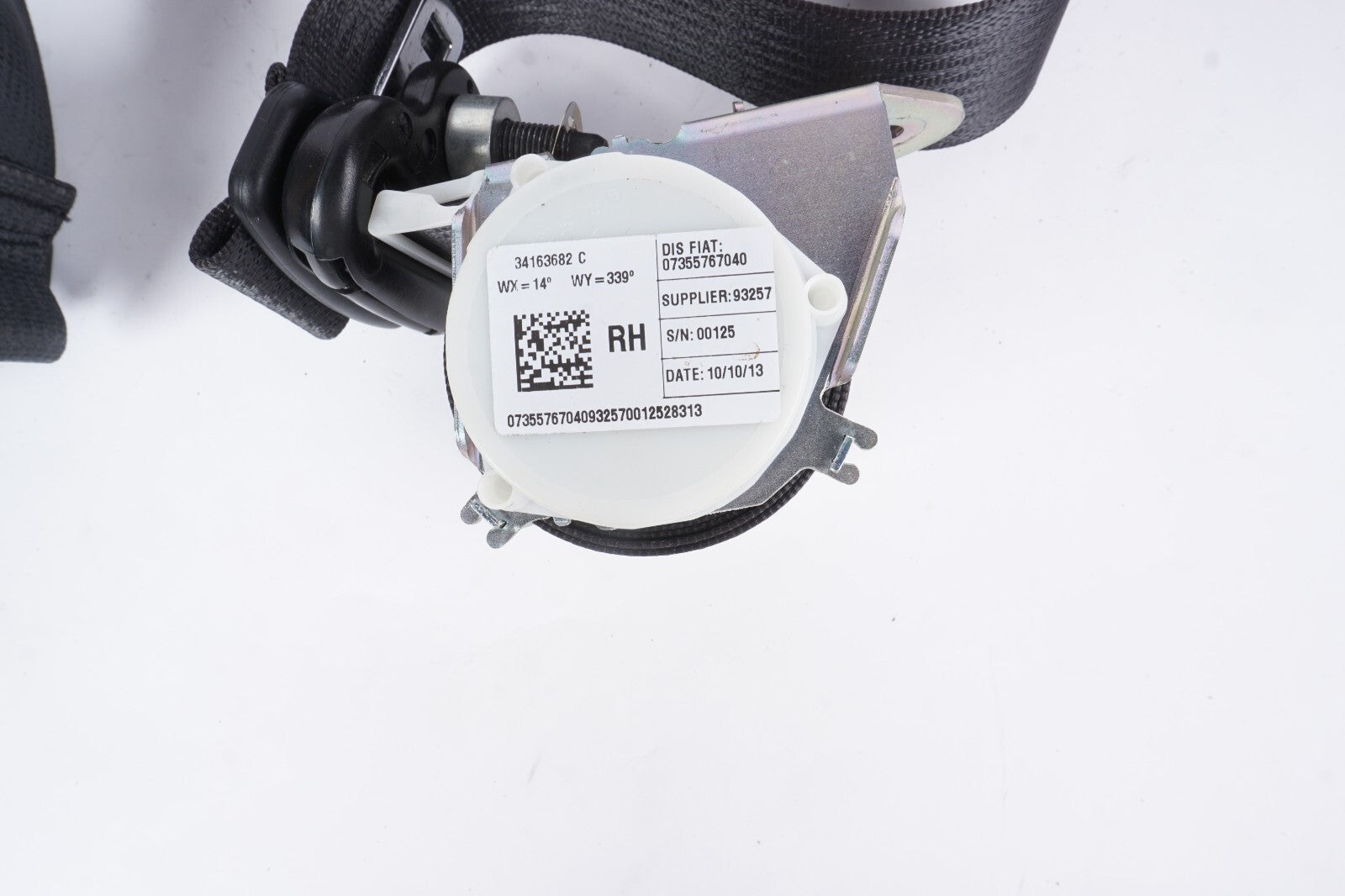 2014 - 2017 Fiat 500L Rear Seat Belt Retractor Left & Right OEM