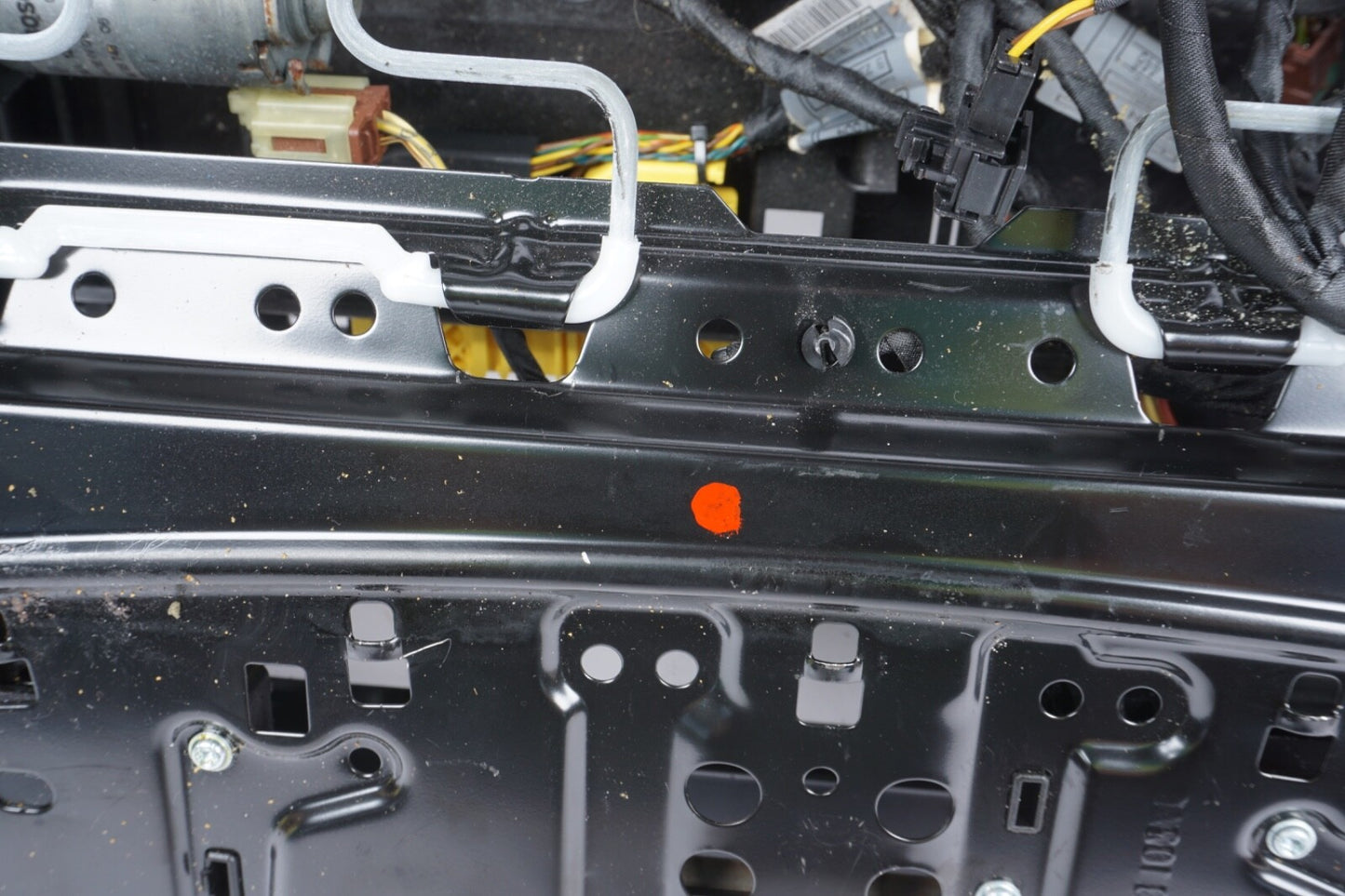 11-15 BMW F10 528i 535 550i FRONT LEFT SIDE SPORT SEAT TRACK FRAME RAIL W/MOTORS