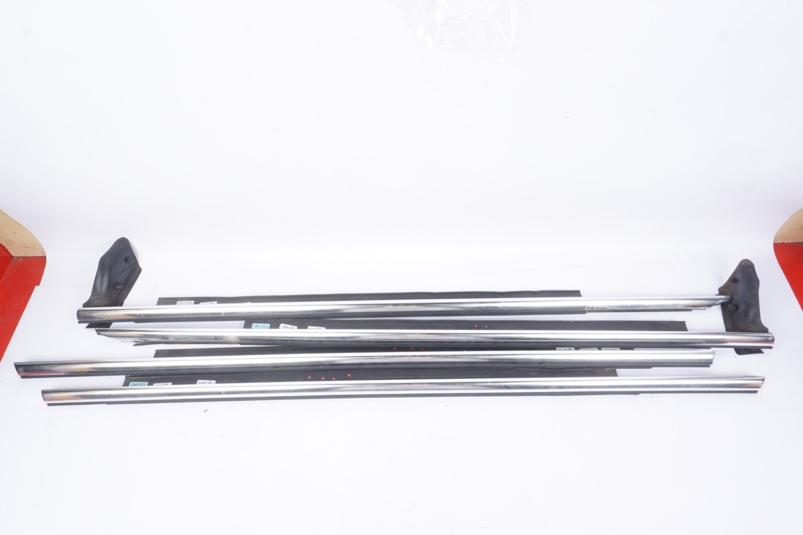 2011-2017 Audi A8L D4 Front Rear Left  Right Door Window Belt Molding Trim  SET