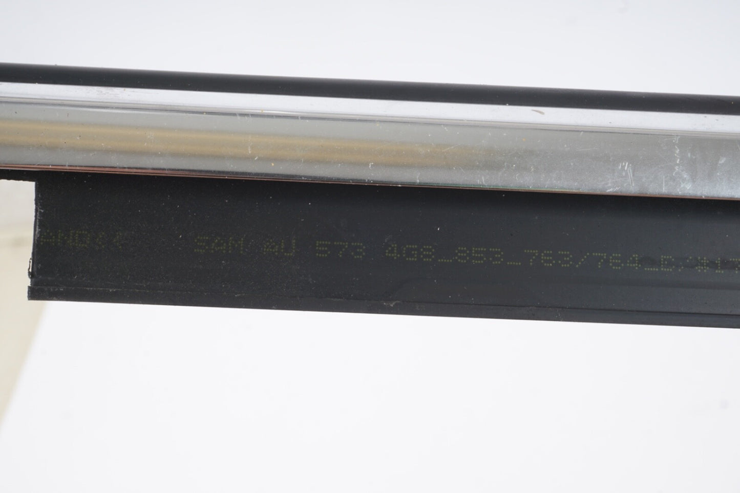 2012-2018 AUDI A7 4G8 RIGHT PASSENGER REAR DOOR WINDOW BELT MOLDING OEM