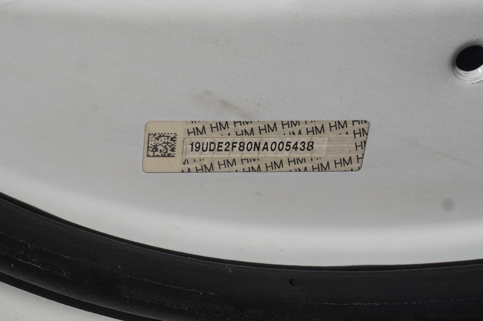 2016 - 2022 Acura ILX Rear Left Driver Side Door Shell OEM