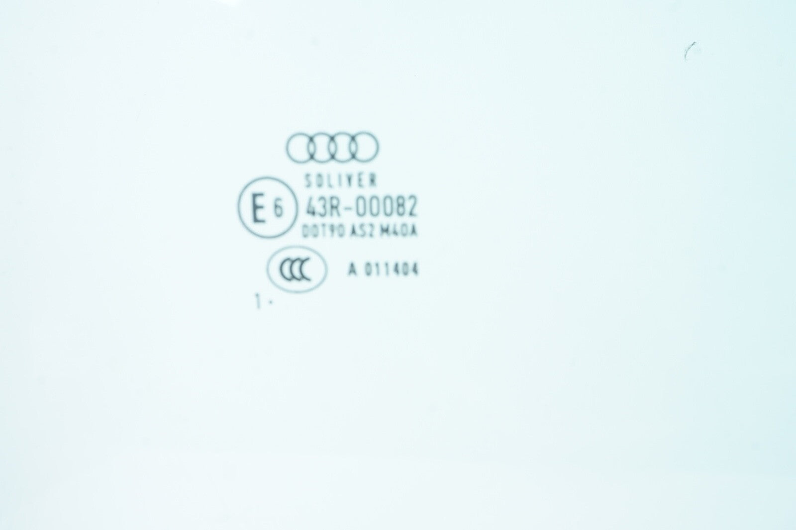 2012-2018 AUDI A7 REAR LEFT DRIVER SIDE DOOR WINDOW GLASS OEM